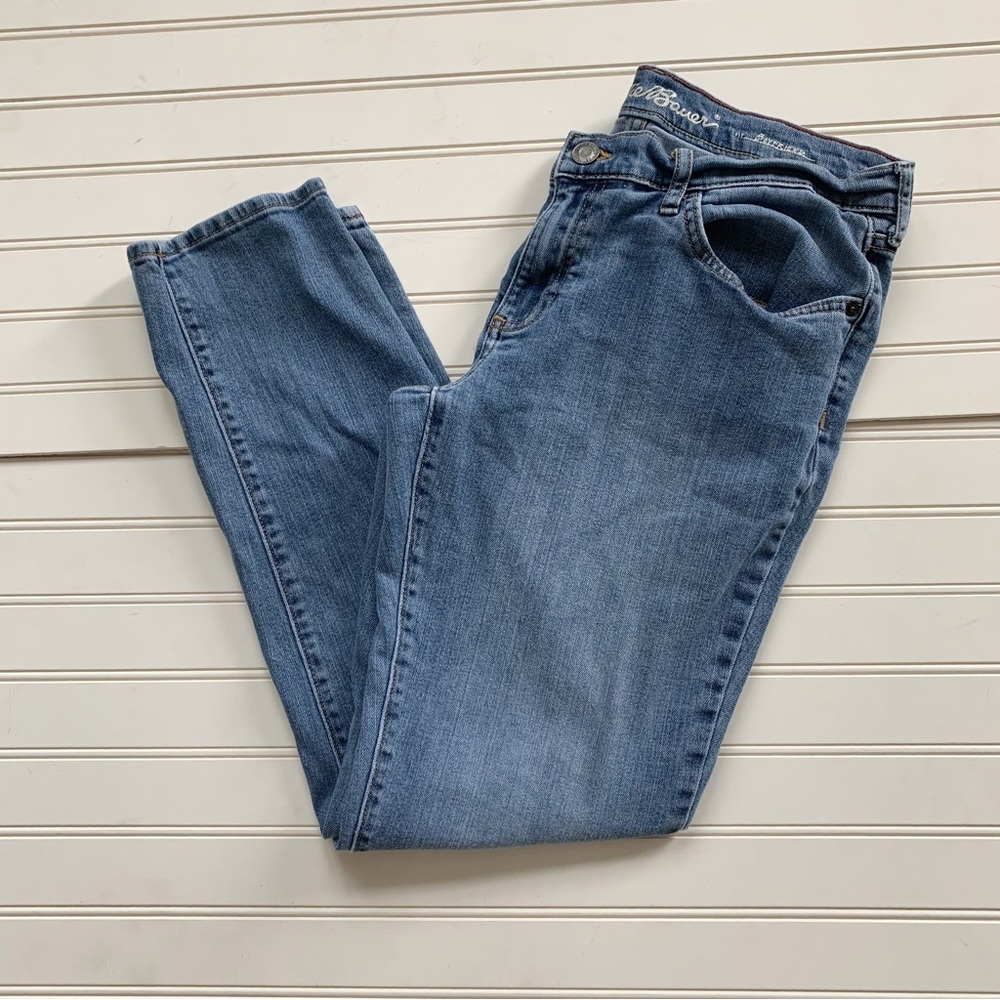 Women's Eddie Bauer Boyfriends Slim Leg Jeans Sz 8